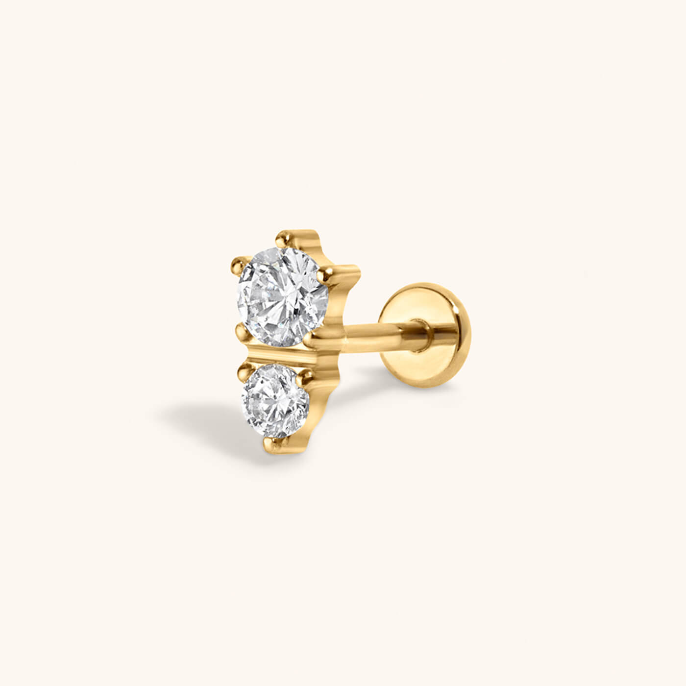 zGaia Push Pin Flat Back Earring