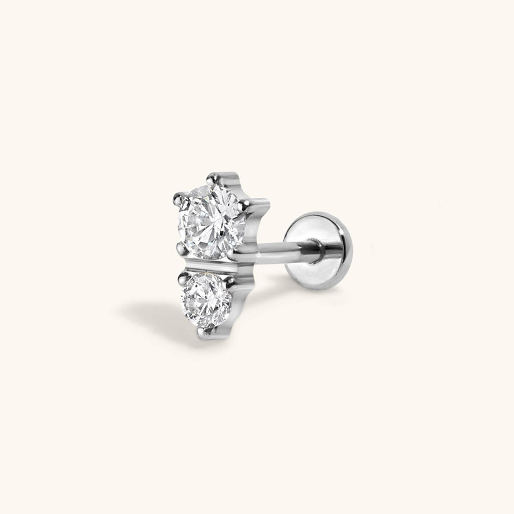 zGaia Push Pin Flat Back Earring