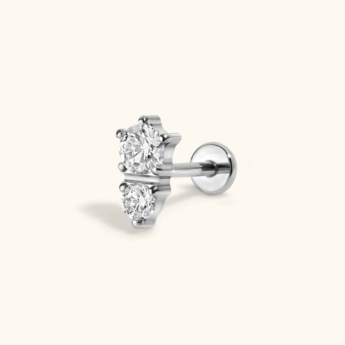 zGaia Push Pin Flat Back Earring