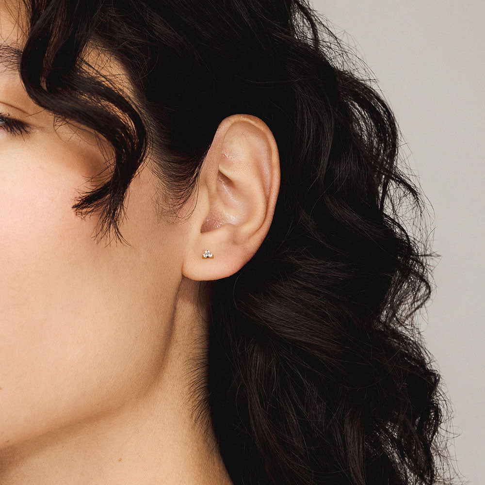 zCrystal Trinity Nap Earrings