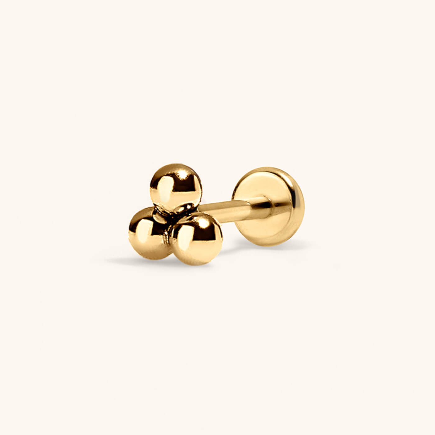 zTrinity Push Pin Flat Back Earring