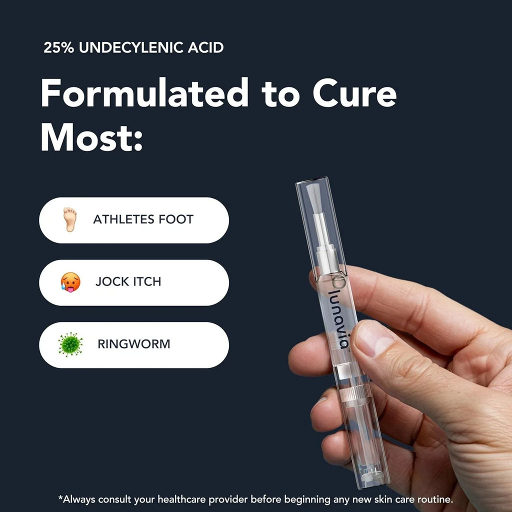 Lunavia Antifungal Pen – 25% Undecylenic Acid, Toenail Fungus Treatment Extra