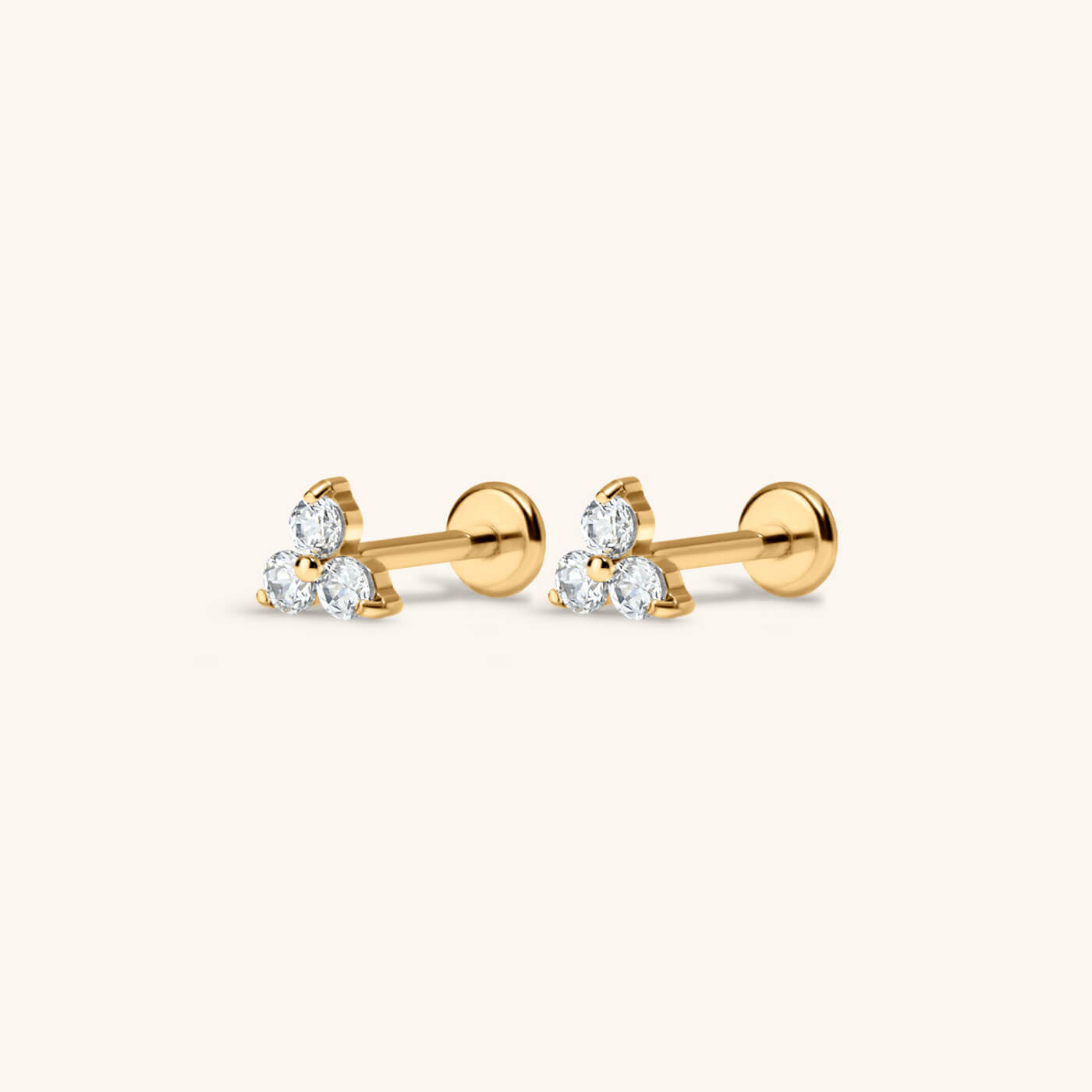 zCrystal Trinity Nap Earrings