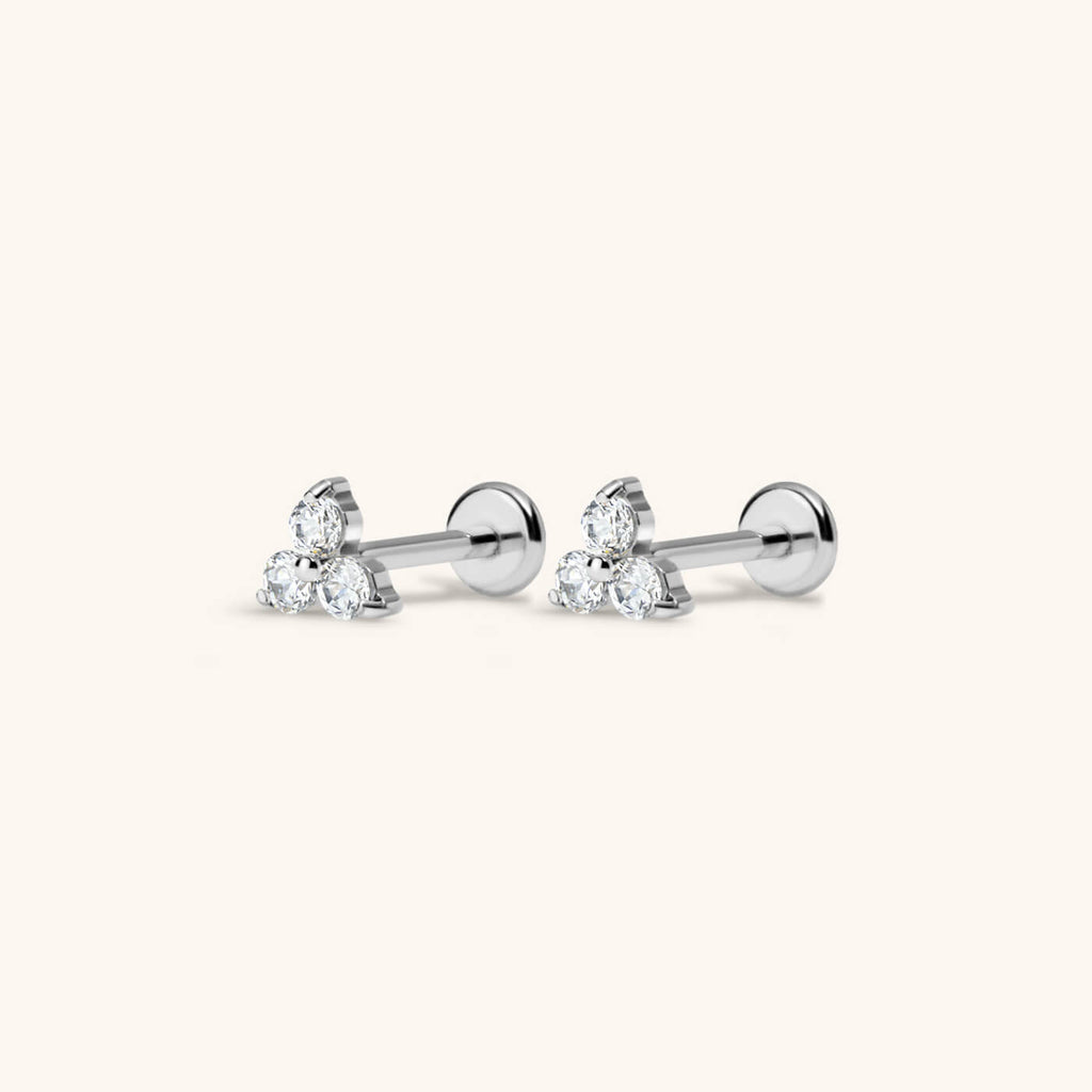zCrystal Trinity Nap Earrings