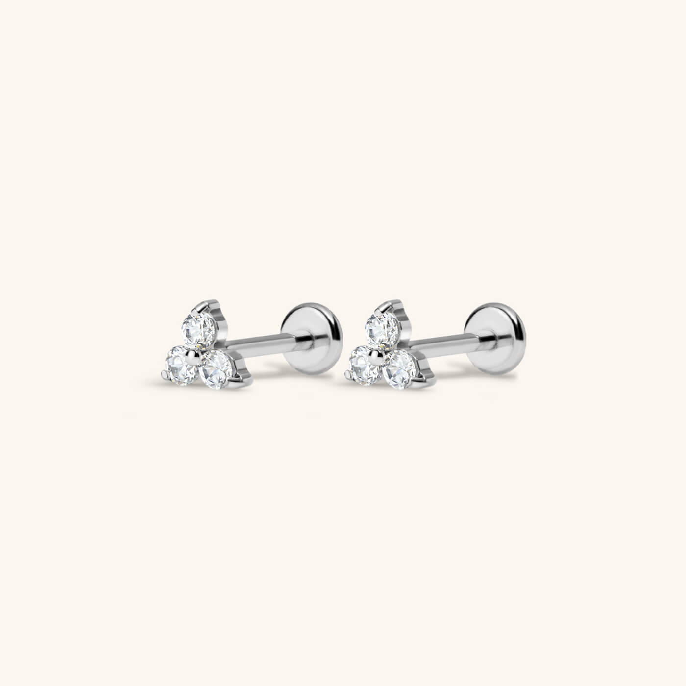 zCrystal Trinity Nap Earrings
