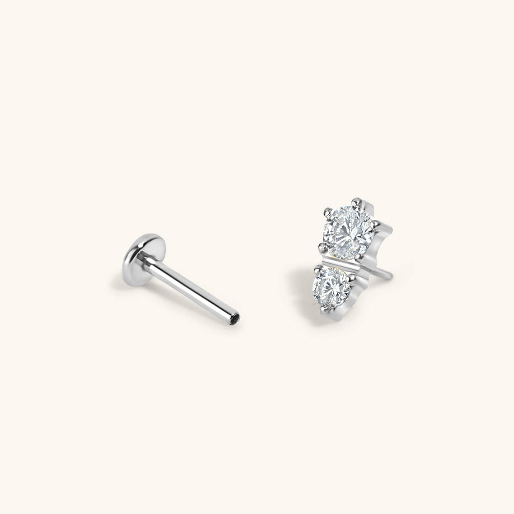 zGaia Push Pin Flat Back Earring