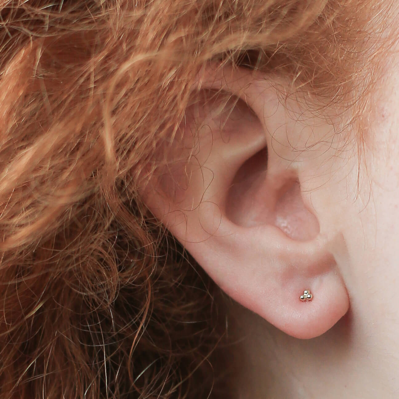 zTrinity Push Pin Flat Back Earring