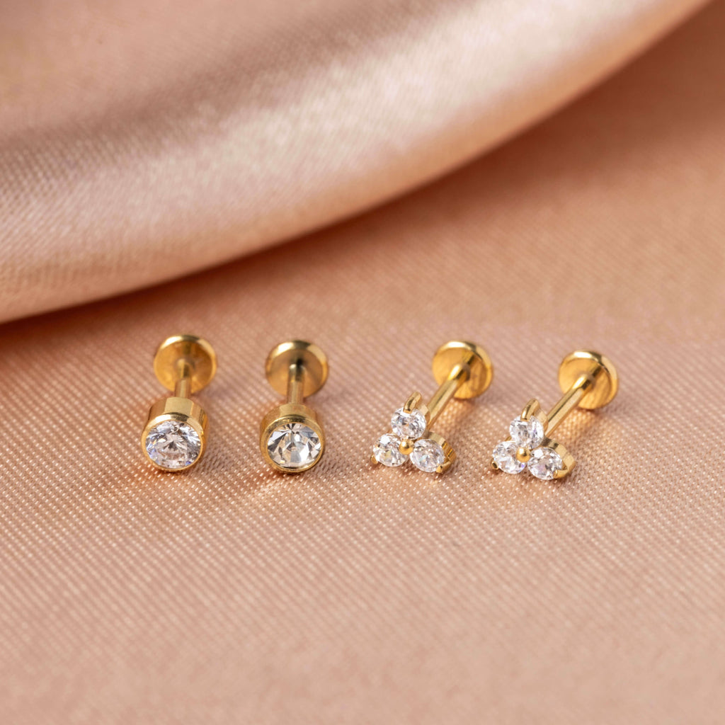 zCrystal Trinity Nap Earrings